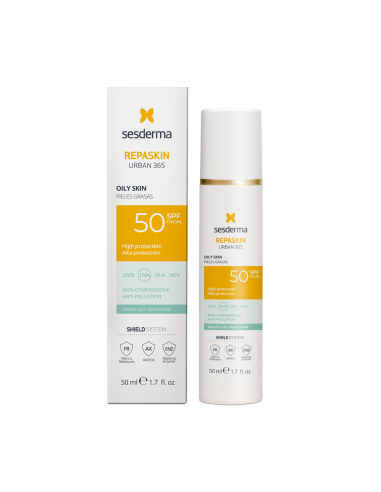 SESDERMA REPASKIN URBAN 365 PIELES GRASAS SPF50 Solar facial y Solares - SESDERMA