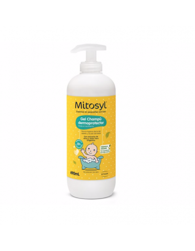 MITOSYL GEL CHAMPU DERMOPROTECTOR 490ML Geles y jabones bebé y Higiene bebé - 