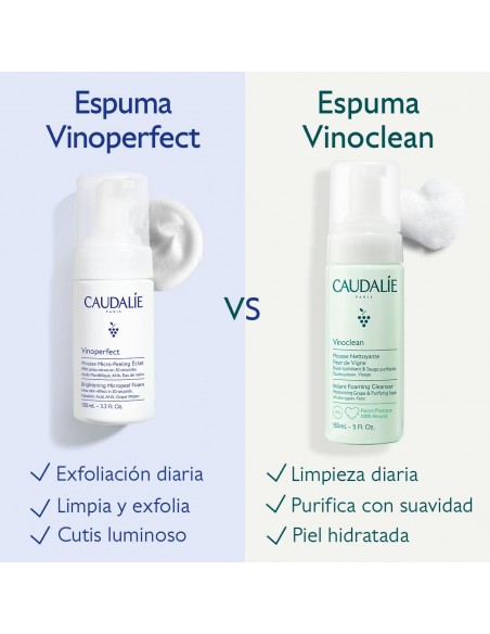 CAUDALIE VINOPERFECT MOUSSE 100ML Limpieza Facial y Cosmética facial - CAUDALIE