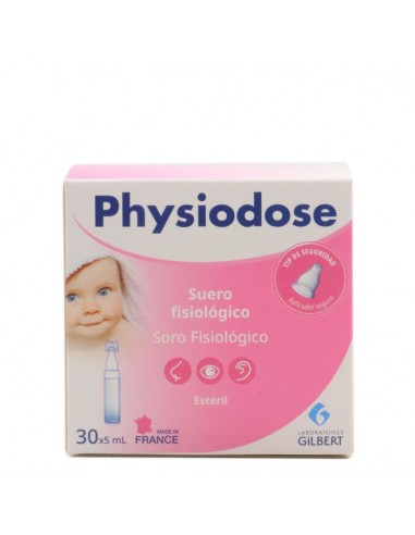 PHYSIODOSE SUERO FISIOLOGICO 30U 5ML MONODOSIS Higiene nasal y Higiene bebé - 