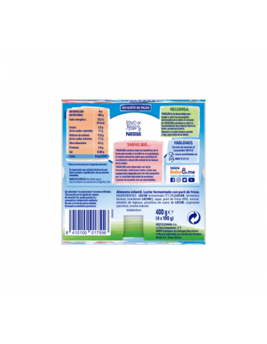 NESTLE YOGOLINO SABOR FRESA 4 X100G Pouchs y Alimentacion del bebe - NESTLE ESPAÑA