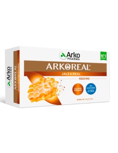 ARKOPHARMA JALEA REAL FRESCA 1500 MG 2O AMPOLLAS Dietetica y Inicio - ARKOPHARMA