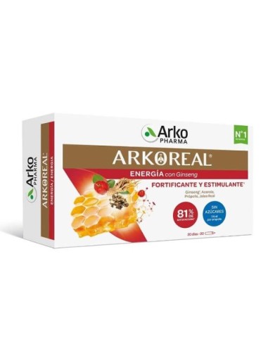 ARKOPHARMA JALEA REAL FRESCA GINSENG 20 AMPOLLAS Dietetica y Inicio - ARKOPHARMA