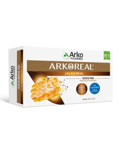 ARKOPHARMA ARKOREAL JALEA 2500 MG 20 AMP IMPORTACIONES y Inicio -