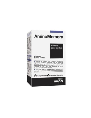 NHCO AMINOMEMORY 56 COMPRIMIDOS + 28 CAPSULAS IMPORTACIONES y Inicio - 