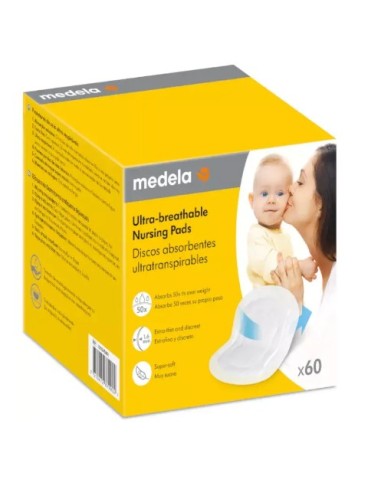 MEDELA DISCOS ABSORBENTES DESECHABLES ULTRATRANSPIRABLES 60UDS