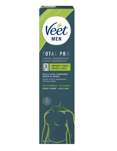 VEET MEN CREMA DEPILATORIA PIEL NORMAL 200ML Depilacion y Higiene Corporal - 