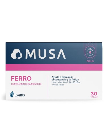 MUSA FERRO 30 CAPSULAS Inicio y  - MUSA