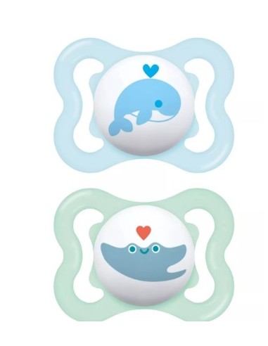 MAM CHUPETE SILICONA AIR AZUL 2-6 M 2UDS IMPORTACIONES y Inicio -