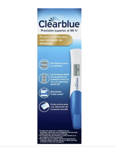 CLEARBLUE DIGITAL TEST EMBARAZO 1 UDS. Farmacia en Casa y Inicio - PROCTER AND GAMBLE