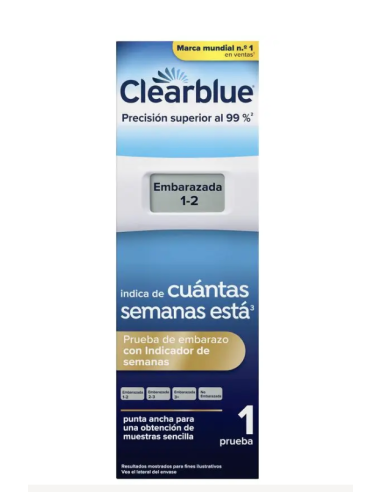 CLEARBLUE DIGITAL TEST EMBARAZO 1 UDS. Farmacia en Casa y Inicio - PROCTER AND GAMBLE