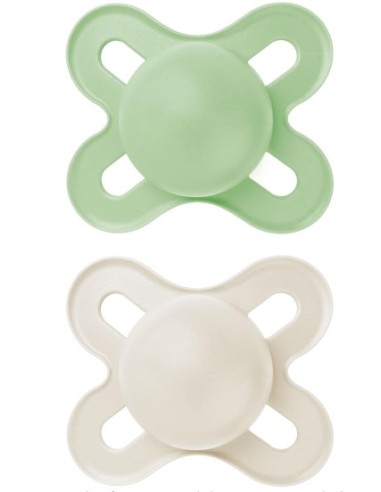 MAM ORIGINAL STAR CHUPETE SILICONA NEUTRO 2-6 M 2 UNIDADES Bebé y mamá y Inicio - MAM