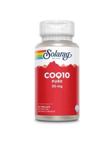SOLARAY PURE COQ10 30 MG 30 VEGCAPS Dietetica y Inicio - SOLARAY