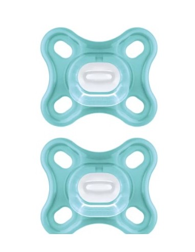 MAM CHUPETE SILICONA CONFORT VERDE 0-3 M 2UDS