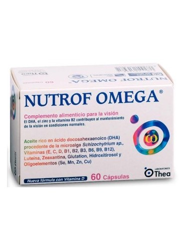 NUTROF OMEGA 60 CAPSULAS Salud y Inicio - THEA