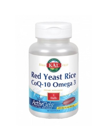 SOLARAY KAL RED RICE - Q10 - OMEGA 3 60 PERLAS Inicio y  - 