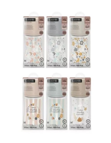 SUAVINEX BIBERON WONDERLAND TETINA SX PRO SILICONA +3M 270ML Bebé y mamá y Inicio - SUAVINEX