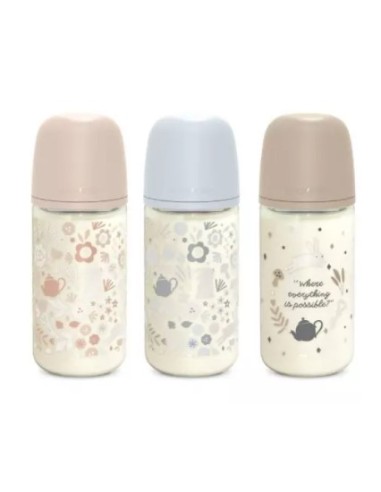 SUAVINEX BIBERON WONDERLAND VIDRIO SX PRO SILCONA +3M 240ML Bebé y mamá y Inicio - SUAVINEX