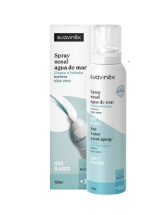 SUAVINEX SPRAY NASAL ISOTONICO +3 AÑOS USO DIARIO 120ML Bebé y mamá y Inicio - SUAVINEX