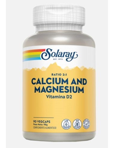 SOLARAY CALCIO MAGNESIO 90 CAPS IMPORTACIONES y Inicio - 