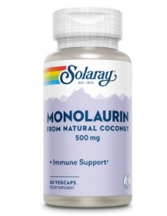 SOLARAY MONOLAURIN 500MG 60 CAPSULAS Defensas y Vitaminas - SOLARAY