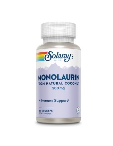 SOLARAY MONOLAURIN 500MG 60 CAPSULAS Defensas y Vitaminas - SOLARAY