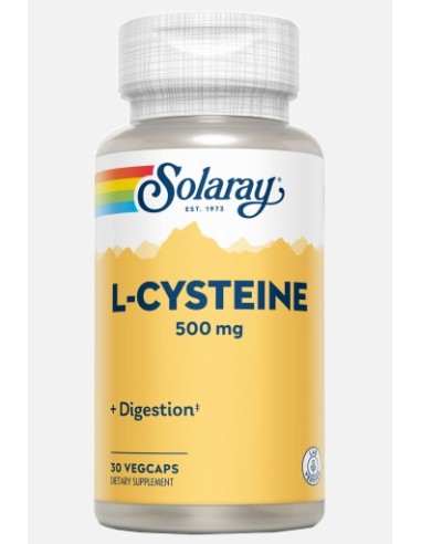 SOLARAY L-CYSTEINE 500 MG 30 VEGCAPS Inicio y  - SOLARAY