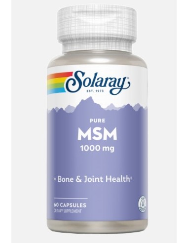 SOLARAY PURE MSM 1000MG 60 CAPSULAS Inicio y  - SOLARAY