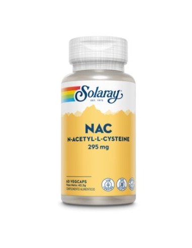 SOLARAY NAC 295MG N-ACETYL-L-CYSTEINE 60 CAPSULAS Inicio y  - SOLARAY