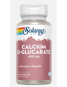 SOLARAY CALCIUM D-GLUCARATE 400MG 60 CAPSULAS Inicio y  - SOLARAY