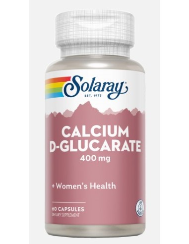 SOLARAY CALCIUM D-GLUCARATE 400MG 60 CAPSULAS Inicio y  - SOLARAY