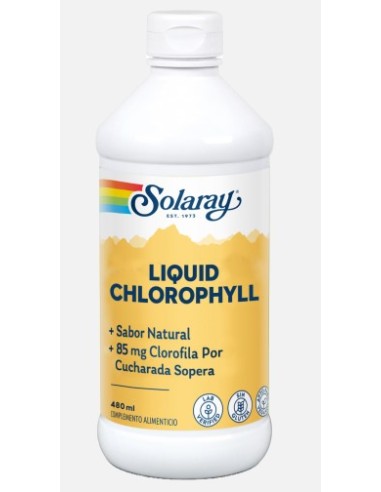 SOLARAY LIQUID CHLOROPHYLL 480 ML Complementos alimenticios y Dietetica - SOLARAY