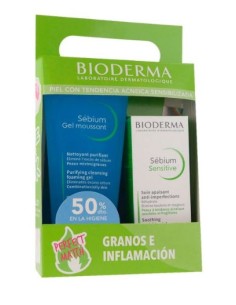 BIODERMA SEBIUM PACK SENSITIVE 30ML + GEL 200ML Inicio y  - 