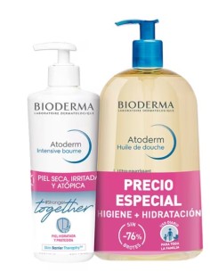 BIODERMA PACK ATODERM ACEITE DE DUCHA 1L + BALSAMO INTENSIVO 500ML Higiene Corporal y Higiene - BIODERMA