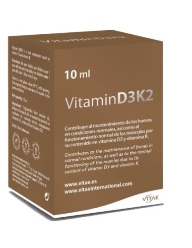 VITAE VITAMIN D3 K2 10 ML Defensas y Vitaminas - VITAE N NUTRITION