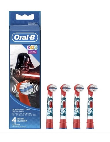 ORAL B PRO KIDS RECAMBIO STAR WARS 4 UNIDADES Inicio y  - 