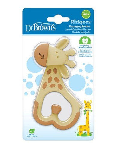 DR BROWNS MORDEDOR MASAJEADOR JIRAFA Cuidado dientes bebé y Cuidado del bebe - DR BROWNS