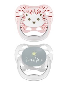 DR BROWN'S CHUPETE SILICONA ANIMAL NIÑA 6-12M 2 UNIDADES Bebé y mamá y Inicio - DR BROWNS