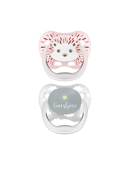 DR BROWN'S CHUPETE SILICIONA ANIMAL NIÑA 0-6M 2UDS Bebé y mamá y Inicio - DR BROWNS