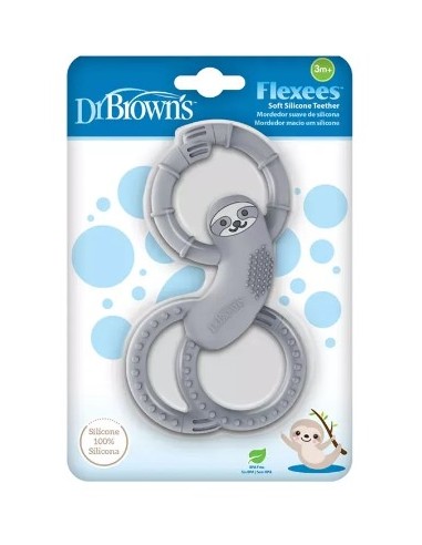 DR BROWNS MORDEDOR FLEXEES PEREZOSO GRIS +3M Inicio y  - 