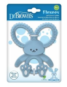 DR BROWNS MORDEDOR FLEXEES CONEJO AZUL +3 MESES Mordedores y juguetes y Accesorios del bebe - DR BROWNS 2