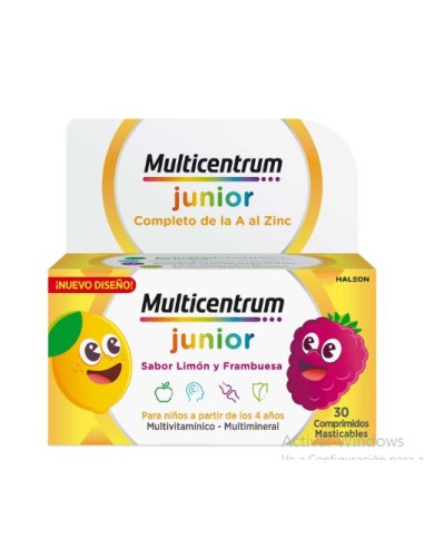 MULTICENTRUM JUNIOR 30 COMPRIMIDOS Dietetica y Inicio - MULTICENTRUM