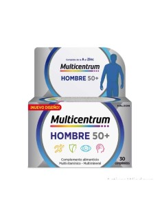 MULTICENTRUM HOMBRE 50+ 30 COMPRIMIDOS Multivitaminicos y Complen Alimentarios y vitamin