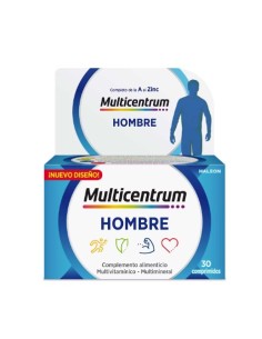 MULTICENTRUM HOMBRE 30 COMPRIMIDOS Multivitaminicos y Complen Alimentarios y vitamin