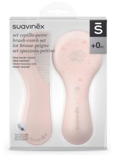 SUAVINEX CEPILLO Y PEINE ROSA +0M Bebé y mamá y Inicio - SUAVINEX