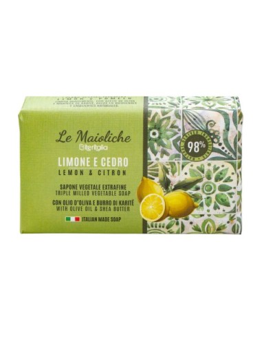 LE MAIOLICHE JABON LIMON Y CEDRO 175G Inicio y  - 