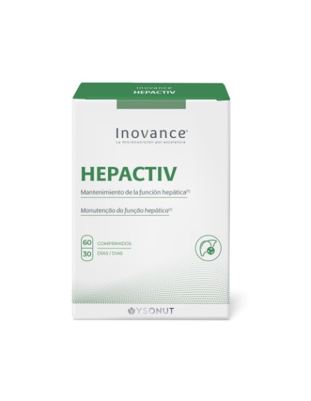 INOVANCE HEPACTIV 60 COMPRIMIDOS Depurativo y Salud Digestiva - CEDERROTH DISTREX