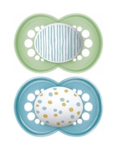 MAM CHUPETE SILICONA ORIGINAL +6M UNISEX 2UDS