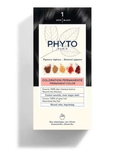 PHYTO COLOR 1 NEGRO Higiene y Inicio - PHYTO