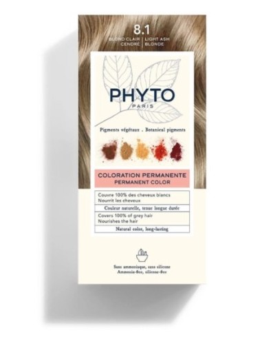 PHYTO COLOR 8.1 RUBIO CLARO CENIZA Inicio y  - PHYTO